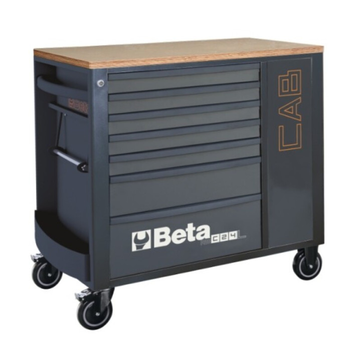 Servante mobile d'atelier Beta RSC24L 7 tiroirs + composition de 196 outils