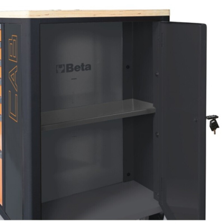 Servante mobile d'atelier Beta RSC24L 7 tiroirs + composition de 196 outils