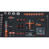 Servante mobile d'atelier Beta RSC24L 7 tiroirs + composition de 196 outils