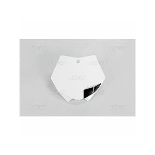 Plaque numéro frontale UFO blanc KTM 1087340002 | Oxmoto