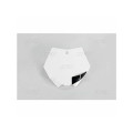 Plaque numéro frontale UFO blanc KTM 1087340002 | Oxmoto