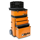 Chariot porte-outils à deux modules superposables Beta RAL2011 orange