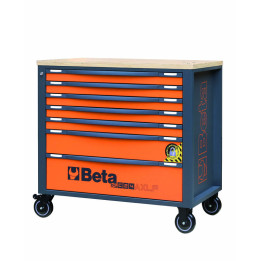 Servante mobile d'atelier Beta RSC24AXLP/7 - 7 tiroirs + composition de 418 outils ¼’’ et ½’’