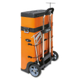 Chariot porte-outils à deux modules superposables Beta RAL2011 orange