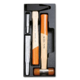 Plateau thermoformé rigide Beta avec composition d'outils - T233