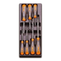 Plateau thermoformé rigide Beta avec composition d'outils - T180