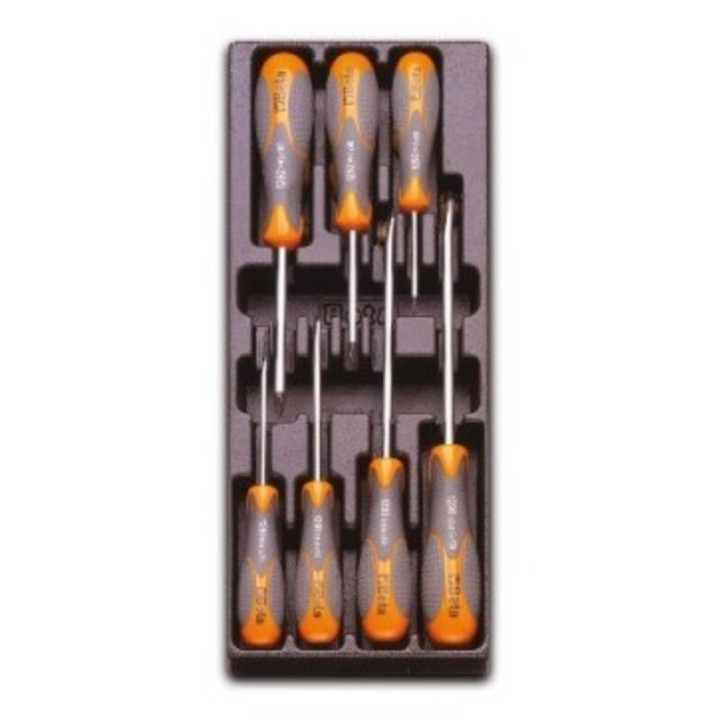Plateau thermoformé rigide Beta avec composition d'outils - T180