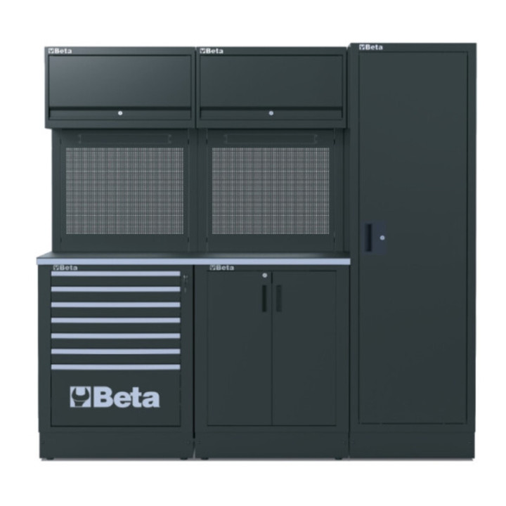Combinaison d’ameublement d’atelier RSC50 2.0 Beta TOOLS avec 223 outils