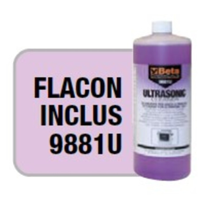 Bac à ultrasons Beta avec fonction spéciale de dégazage - 13L
