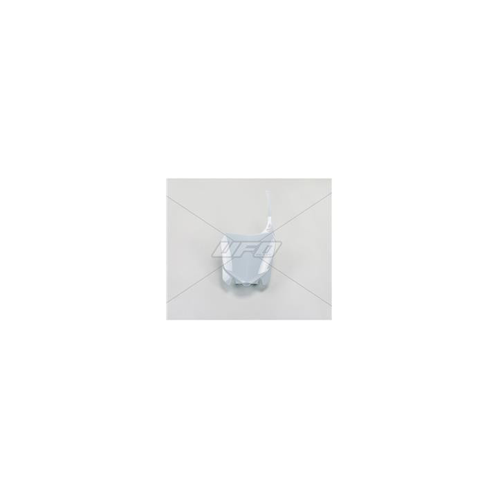 Plaque numéro frontale UFO blanc Honda crf250r/450r 1086881002