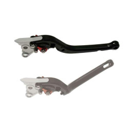 Levier gauche repliable Bihr aluminium anodisé noir A32-4005C-BLACK-FOLD