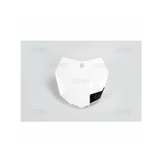 Plaque numéro frontale UFO blanc KTM 1087380002 | Oxmoto