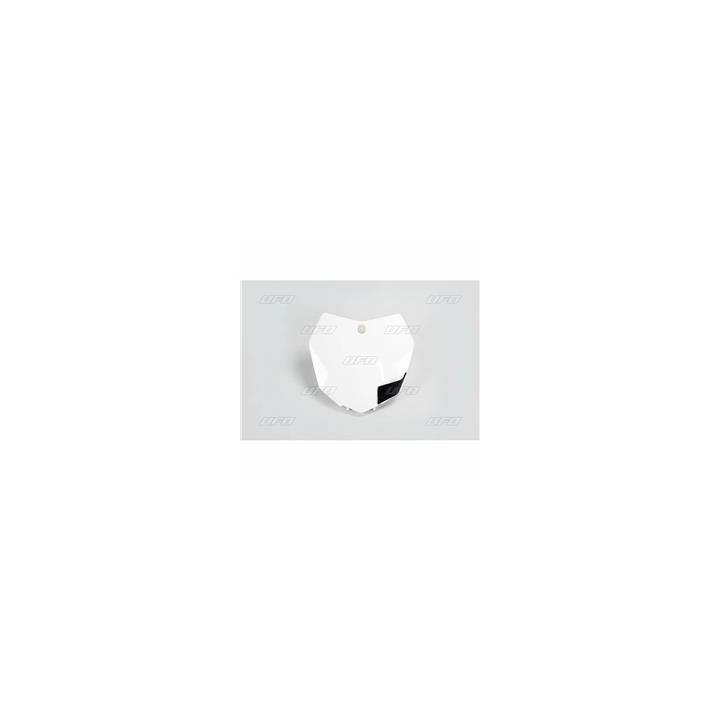 Plaque numéro frontale UFO blanc KTM 1087380002 | Oxmoto