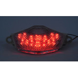 Feu arrière Bihr LED avec clignotants intégrés Kawasaki TZK-216-INT