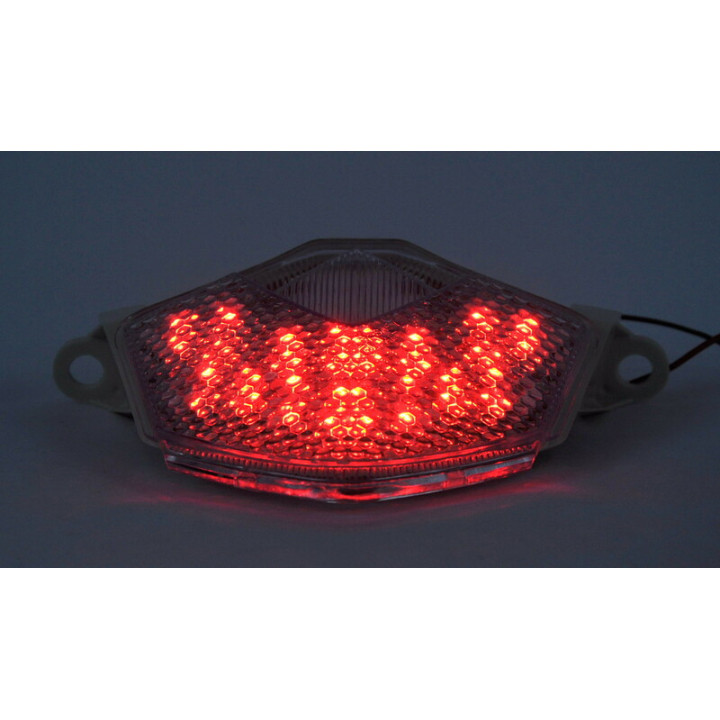 Feu arrière Bihr LED avec clignotants intégrés Kawasaki TZK-216-INT