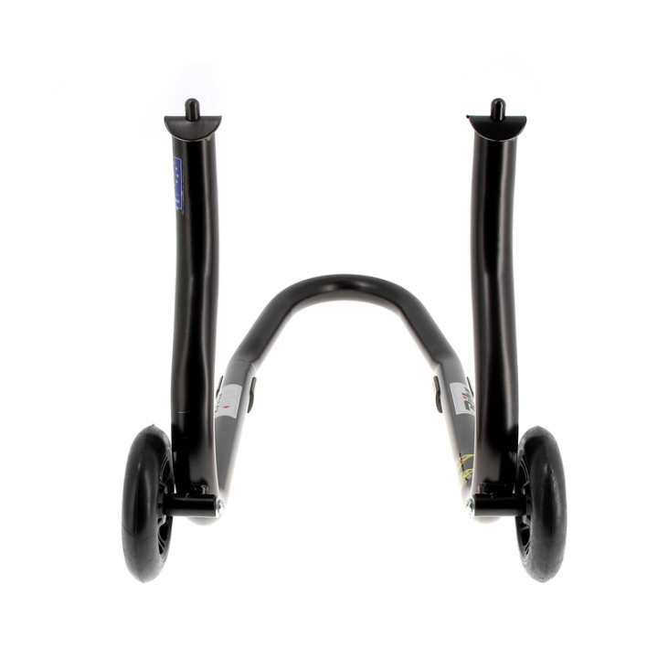 Béquille de stand avant Bihr Home Track fixe noir mat roues noir