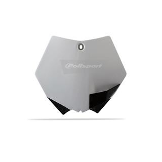 Plaque numéro frontale Polisport blanc KTM 1086653003
