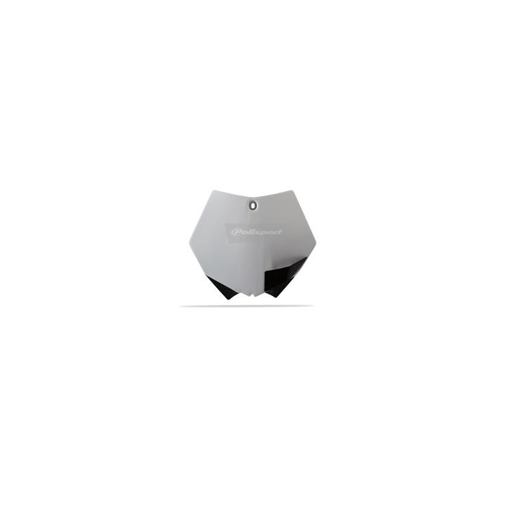 Plaque numéro frontale Polisport blanc KTM 1086653003
