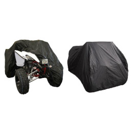 Housse de protection extérieur Bihr noir - quad | Oxmoto