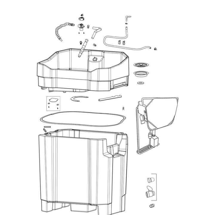 Fontaine de nettoyage Bihr Bio Parts Cleane Pro - 100L