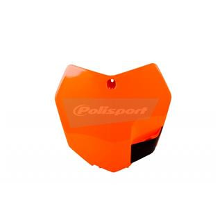 Plaque numéro frontale Polisport orange KTM 1086636001