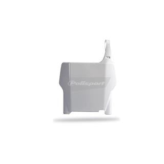 Plaque numéro frontale Polisport blanc Honda 1086647001