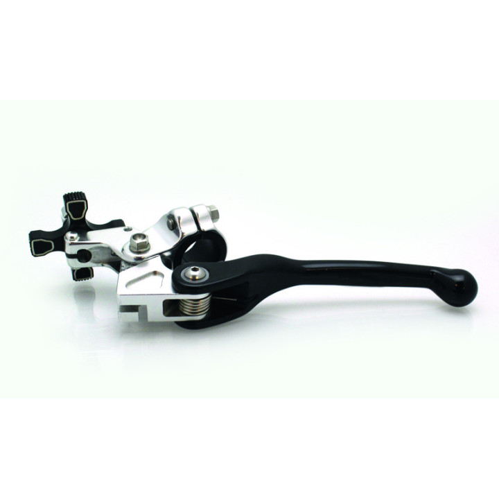 Levier repliable + cocotte Bihr aluminium noir universel