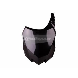 Plaque numéro frontale Polisport noir Kawasaki kx250f/kx450f