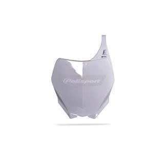 Plaque numéro frontale Polisport blanc Yamaha 1086632001