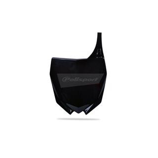 Plaque numéro frontale Polisport noir Yamaha 1086675004