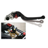Levier gauche repliable Bihr aluminium anodisé noir A31F-4005L