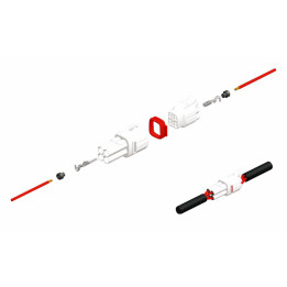 Cosse femelle série 090 SMTO Bihr Ø0,85mm²/1,25mm² - 50pcs 1101A0006