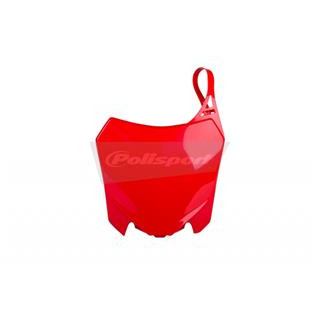 Plaque numéro frontale Polisport rouge Honda CRF250F/CRF450F