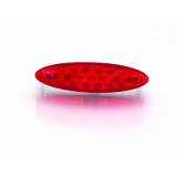 Feu arrière Bihr LED petit modèle rouge avec éclairage de plaque universel
