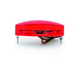 Feu arrière Bihr LED petit modèle rouge avec éclairage de plaque universel