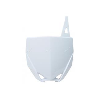 Plaque numéro frontale Racetech blanc Yamaha YZ85 | Oxmoto