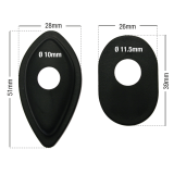 Cache-orifices clignotants Bihr Honda WHSH1 | Oxmoto