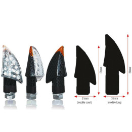 Clignotants Bihr Blade LED long bamboo universel | Oxmoto