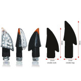 Clignotants Bihr Blade LED long bamboo universel | Oxmoto