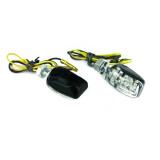 Clignotants Bihr Micro 6 LED carbone universels | Oxmoto