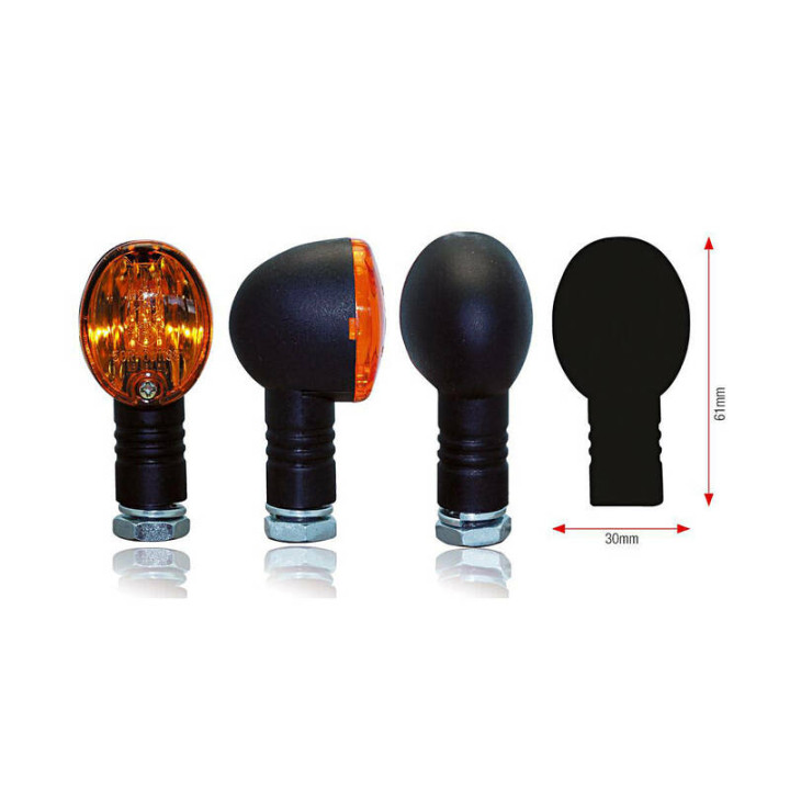 Clignotants Bihr Basic noir universel | Oxmoto