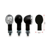 Clignotants Bihr Bullet LED noir universel | Oxmoto