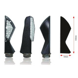 Clignotants Bihr Asym LED noir universel | Oxmoto