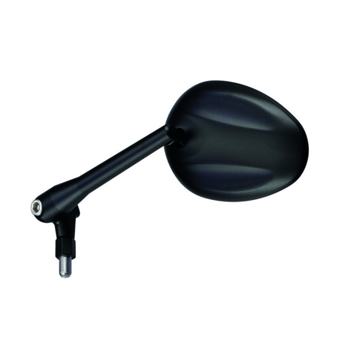 Rétroviseur Bihr Pebble universel M10/125 - noir | Oxmoto