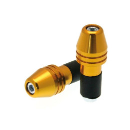 Embouts de guidon Bihr Rocket Ø18mm or | Oxmoto
