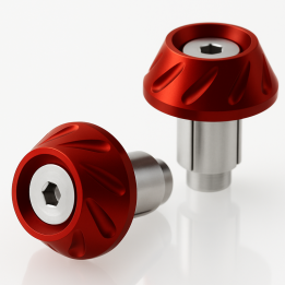 Embouts de guidon Bihr Next Ø14-17mm rouge | Oxmoto