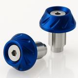 Embouts de guidon Bihr Next Ø14-17mm bleu | Oxmoto