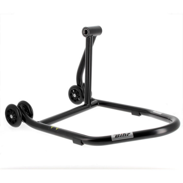 Béquille de stand monobras droite Bihr Home Track noir mat roues noir