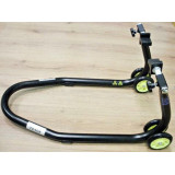 Béquille de stand avant Bihr Home Track supports en ''T'' radial noir mat