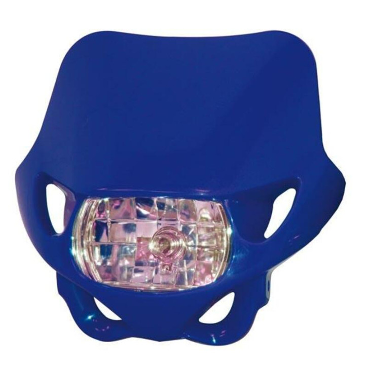 Plaque phare Bihr Enduro bleu 12V/35W | Oxmoto